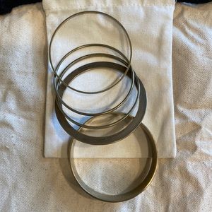 Vintage brass bangles